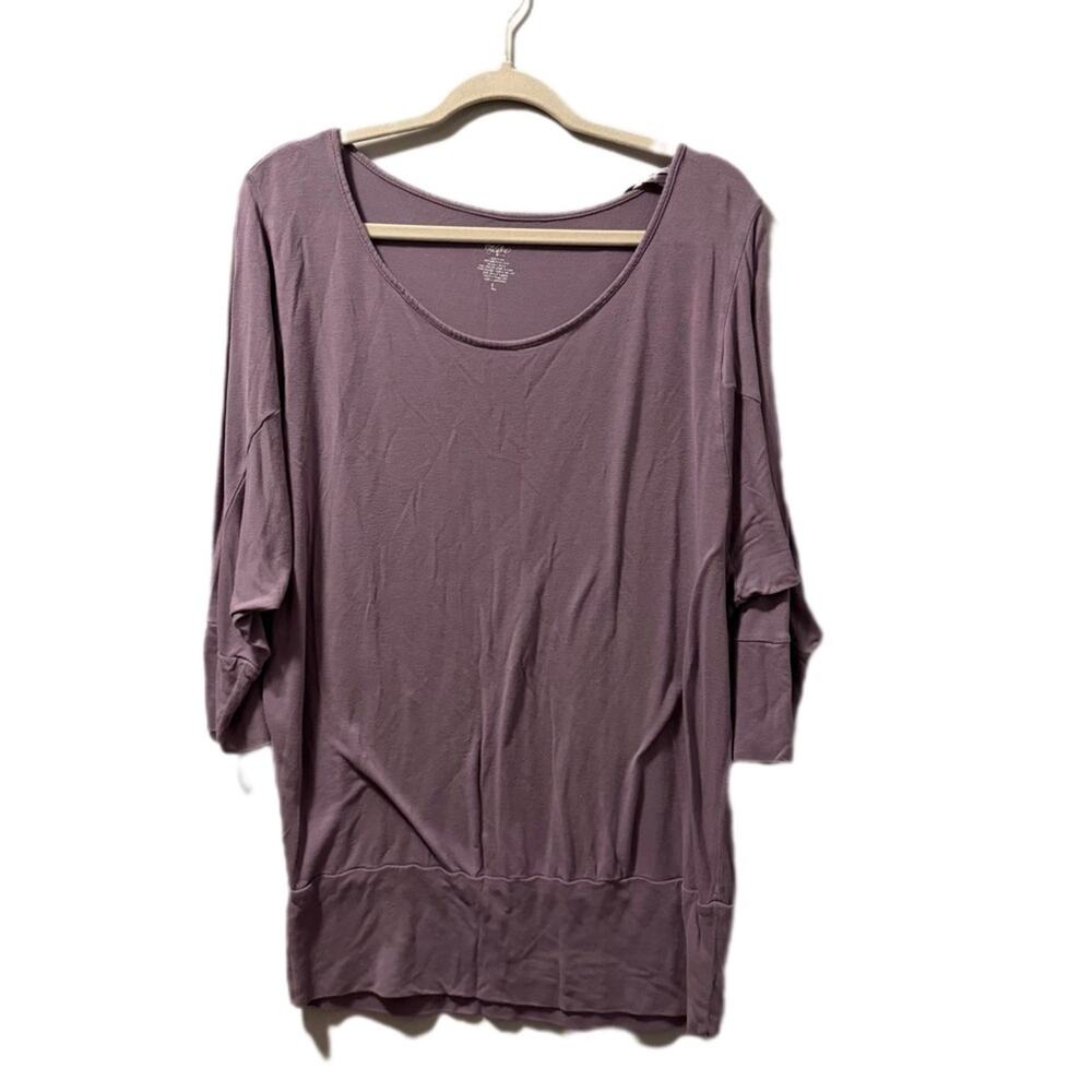Mossino purple top has pilling